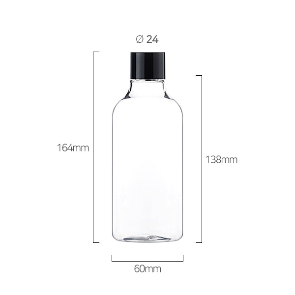 L) 中栓付スクリューキャップ(肉厚キャップ) CW300ml_PET