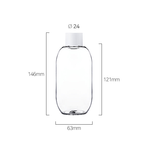 L) 中栓付スクリューキャップ(肉厚キャップ) RR300ml_PET