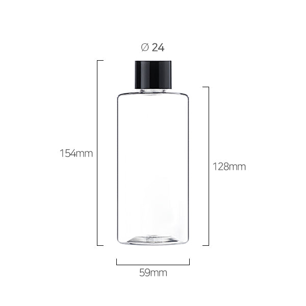 L) 中栓付スクリューキャップ(肉厚キャップ) C300ml_PET