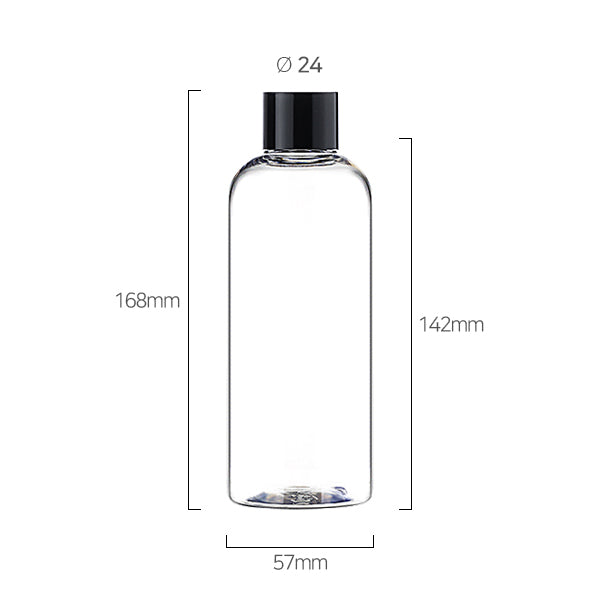 L) 中栓付スクリューキャップ(肉厚キャップ) CRN300ml_PET