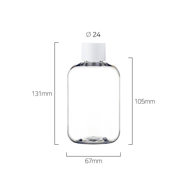 L) 中栓付スクリューキャップ(肉厚キャップ) CO300ml_PET