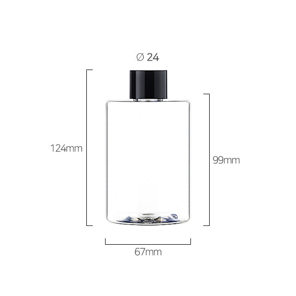 L) 中栓付スクリューキャップ(肉厚キャップ) CS300ml_PET