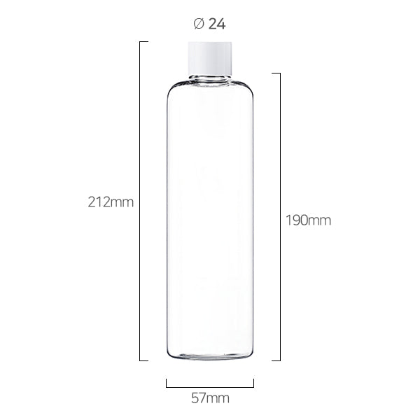 L) 中栓付スクリューキャップ(肉厚キャップ) CRL410ml_PET