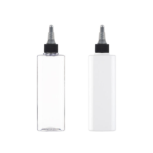 L) トンガリキャップ(蓋一体型・角型) S300ml_PET - YOKIプラザ - 化粧品容器