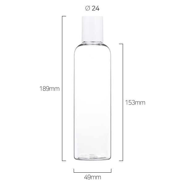 L) 中栓付スクリューロングキャップボトル CRL250ml_PET