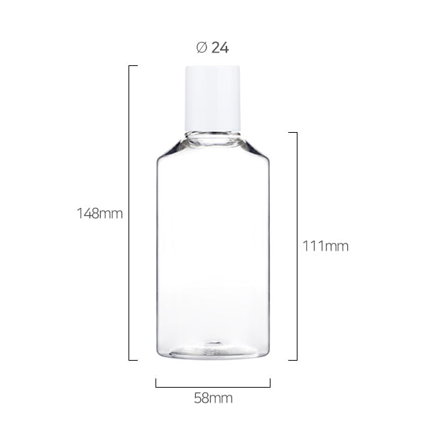 L) 中栓付スクリューロングキャップボトル CA250ml_PET