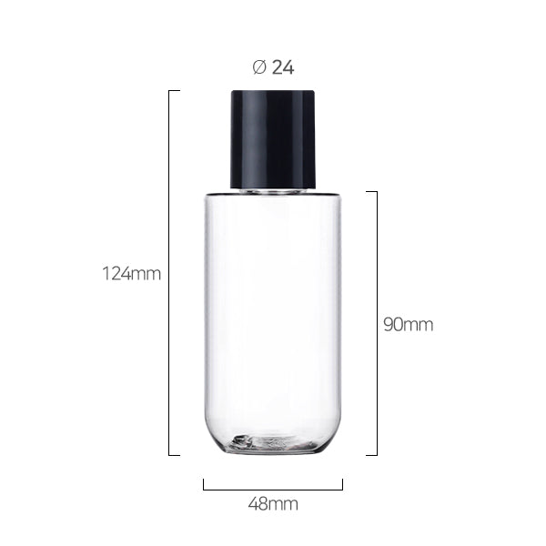 L) 中栓付スクリューロングキャップボトル CU120ml_PET