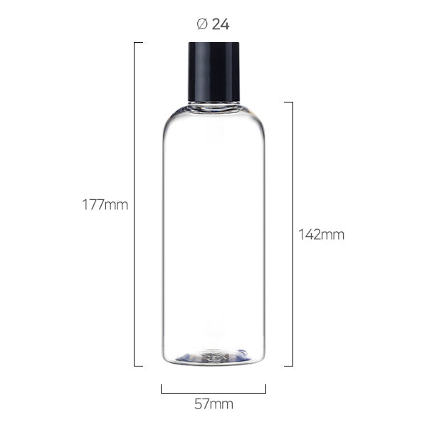 L) 中栓付スクリューロングキャップボトル CRN300ml_PET