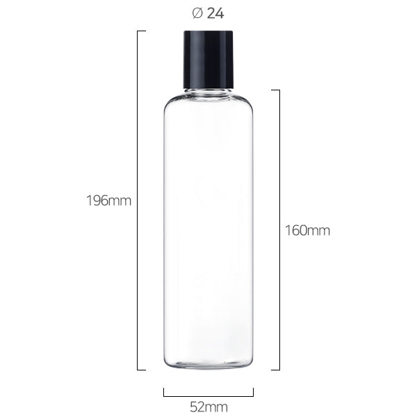 L) 中栓付スクリューロングキャップボトル CRL300ml_PET