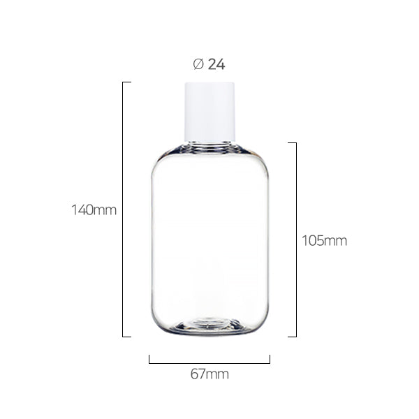 L) 中栓付スクリューロングキャップボトル CO300ml_PET