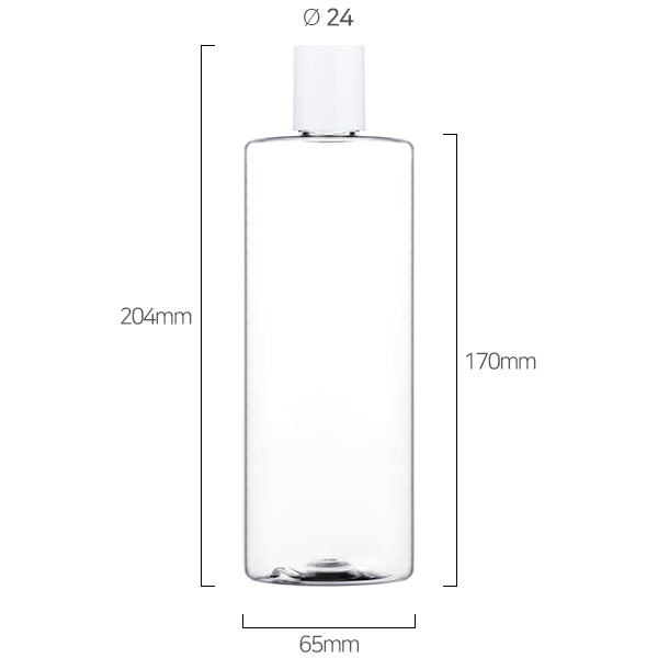 L) スクリューロングキャップボトル CL500ml_PET