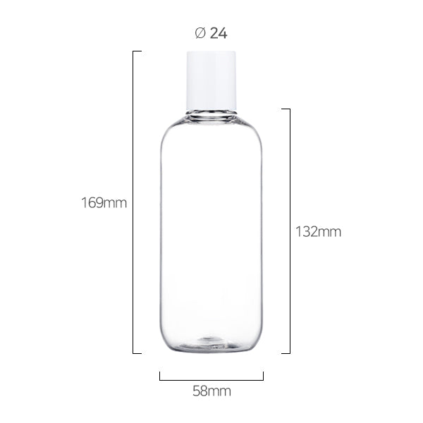 L) 中栓付スクリューロングキャップボトル CRR300ml_PET