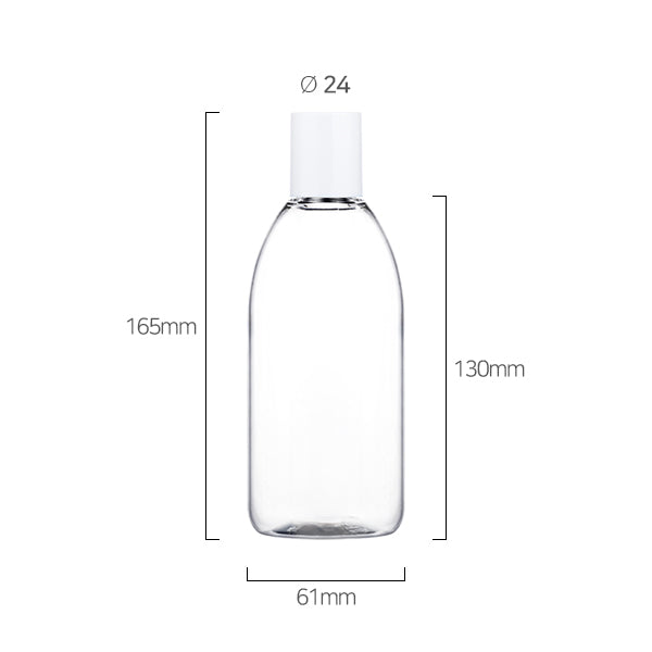 L) 中栓付スクリューロングキャップボトル CD300ml_PET