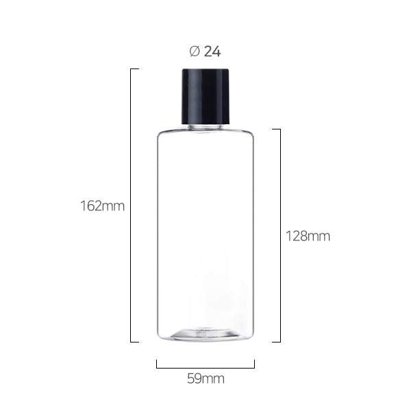 L) 中栓付スクリューロングキャップボトル C300ml_PET