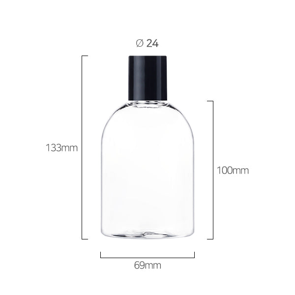 L) 中栓付スクリューロングキャップボトル CC300ml_PET