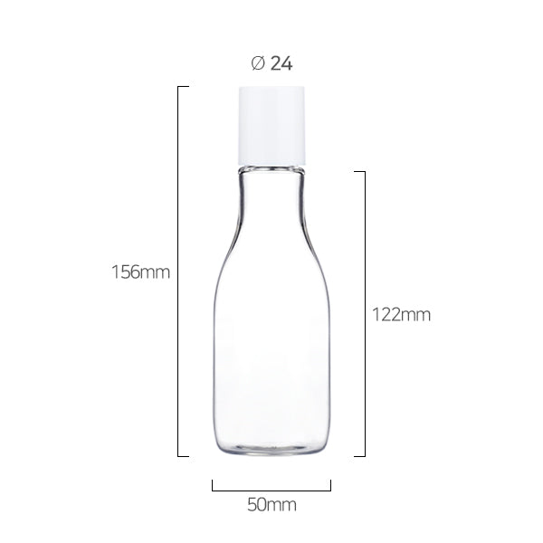 L) 中栓付スクリューロングキャップボトル CRS150ml_PET