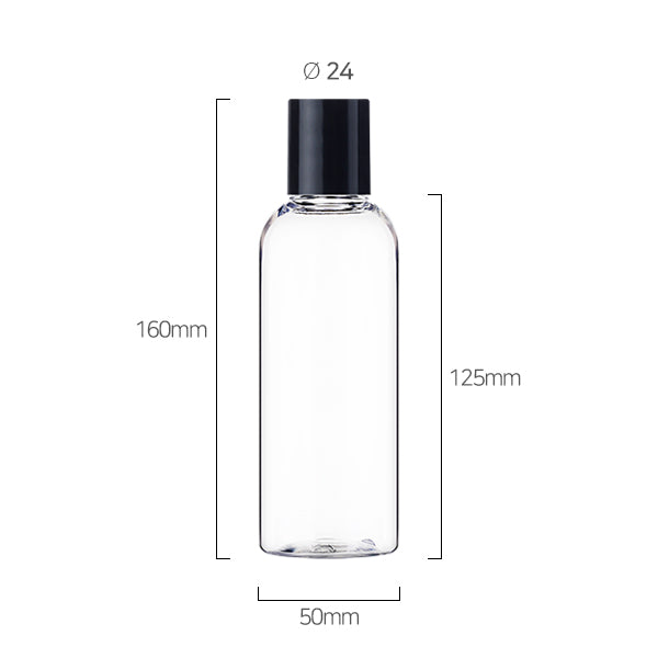 L) 中栓付スクリューロングキャップボトル CRN200ml_PET