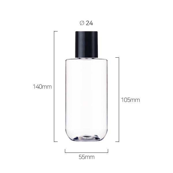 L) 中栓付スクリューロングキャップボトル CU200ml_PET