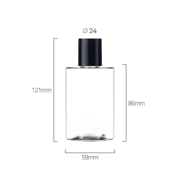 L) 中栓付スクリューロングキャップボトル CS200ml_PET