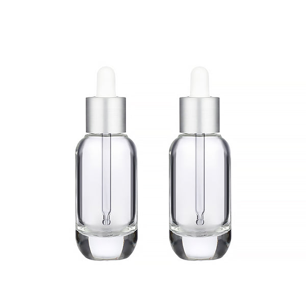 L) マット銀冠ガラススポイトボトル RR30ml