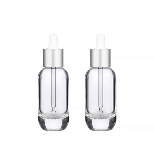 L) マット銀冠ガラススポイトボトル RR30ml