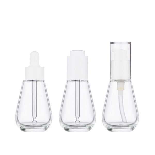 L) ガラスボトル単品(水滴型) 30ml