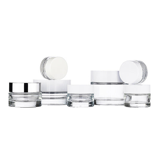 L) ガラスクリームジャー CB5,7,15,20,30,50,100g