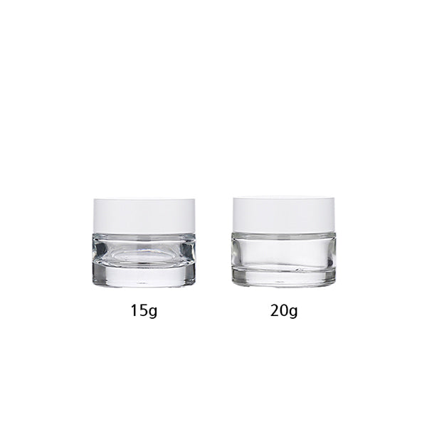 L) ガラスクリームジャー CB5,7,15,20,30,50,100g