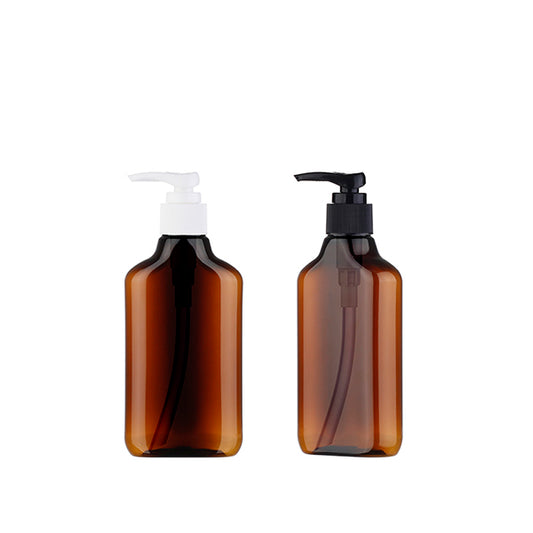 L) ポンプボトル(Dタイプ/スクエア) 150ml_PET - YOKIプラザ - 化粧品容器
