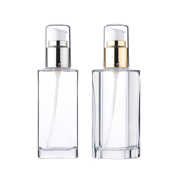 L) 金冠・銀冠ガラスドロップポンプ(角型) S100ml