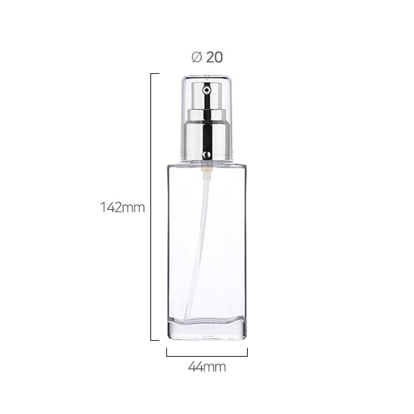 L) フルメタルガラスドロップポンプ(角型) S100ml