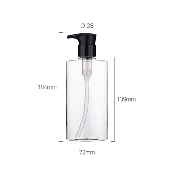 L) 防水ポンプボトル(Gタイプ) C500ml_PET