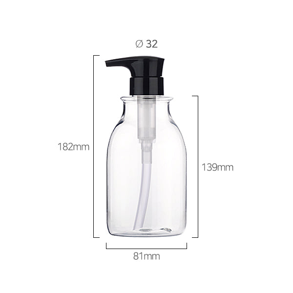 L) 防水ポンプボトル(Gタイプ) CRS500ml_PET