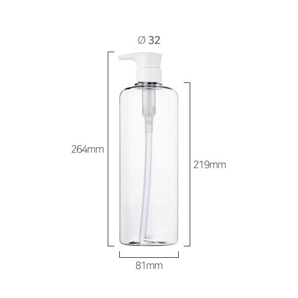 L) 防水ポンプボトル(Gタイプ) CR1000ml_PET