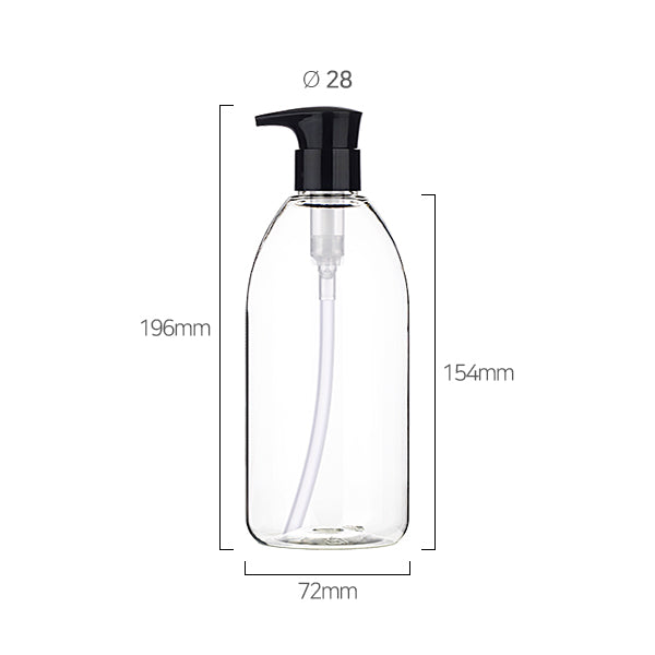 L) 防水ポンプボトル(Gタイプ) CD500ml_PET
