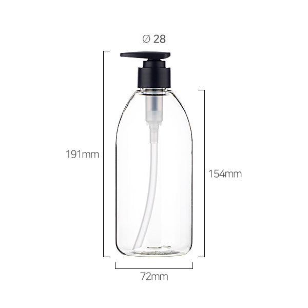 L) 防水ポンプボトル(G1タイプ) CD500ml_PET