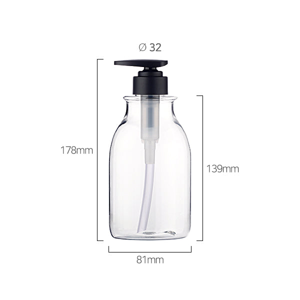 L) 防水ポンプボトル(G1タイプ) CRS500ml_PET