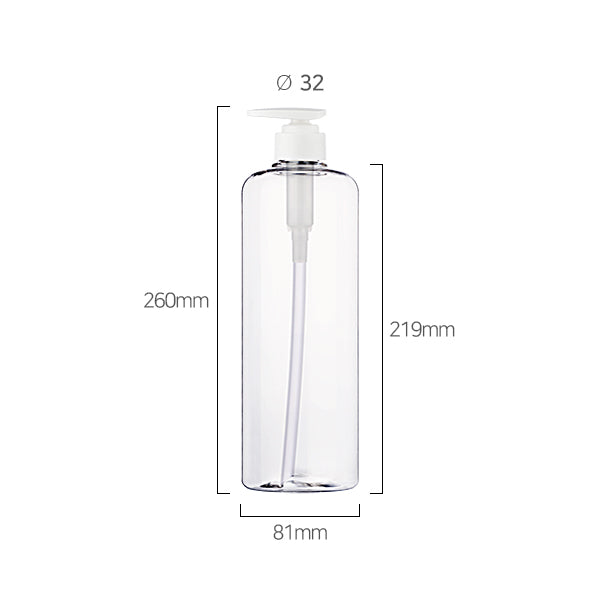 L) 防水ポンプボトル(G1タイプ) CR1000ml_PET
