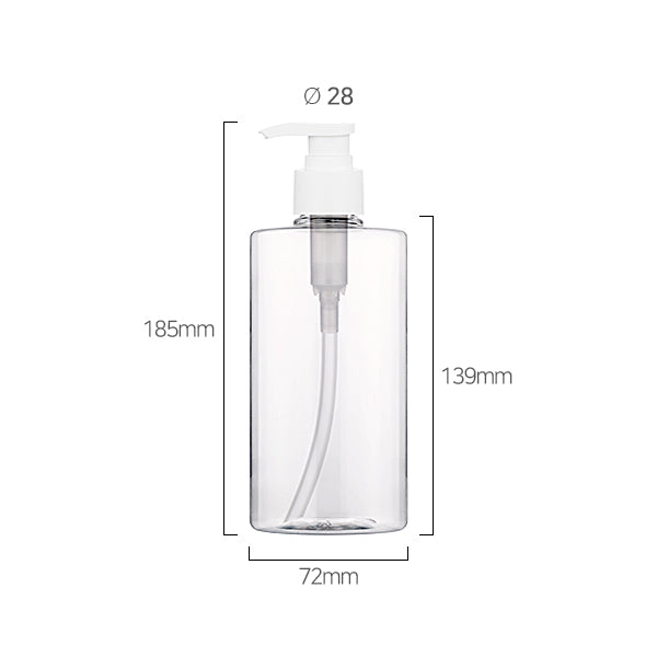 L) 防水ポンプボトル(G2タイプ) C500ml_PET