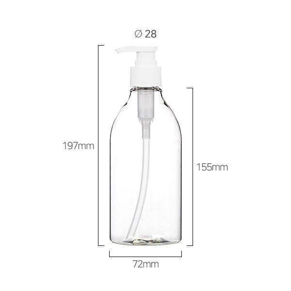 L) 防水ポンプボトル(G2タイプ) CG500ml_PET