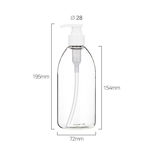 L) 防水ポンプボトル(G2タイプ) CD500ml_PET
