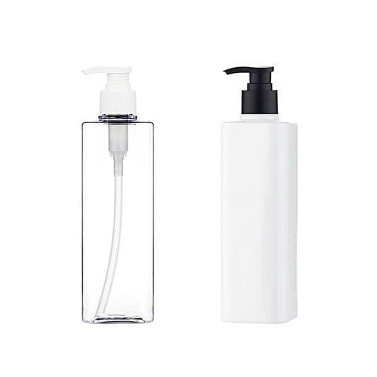 L) 防水ポンプボトル(G2タイプ/角型) S500ml_PET - YOKIプラザ - 化粧品容器