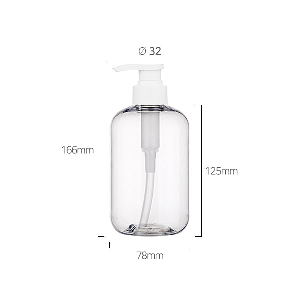 L) 防水ポンプボトル(G2タイプ) CO500ml_PET