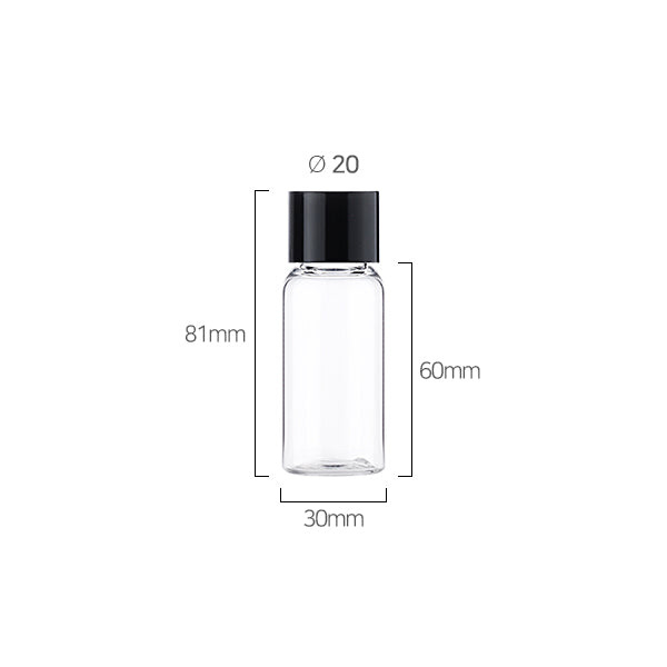 L) 中栓付スクリューキャップ(肉厚キャップ) CRL30ml_PET