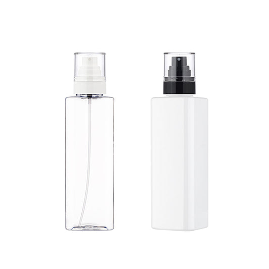 L) ミストスプレー(クリアキャップ/角型) S-G300ml_PET - YOKIプラザ - 化粧品容器