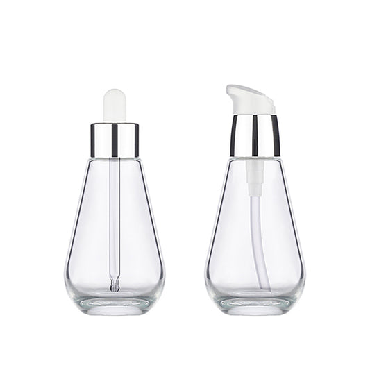 L) ガラスボトル単品(水滴型) 50ml - YOKIプラザ - 化粧品容器