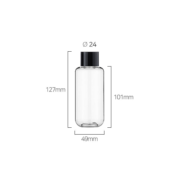L) 中栓付スクリューキャップ(肉厚キャップ) CUR150ml_PET - YOKIプラザ - 化粧品容器