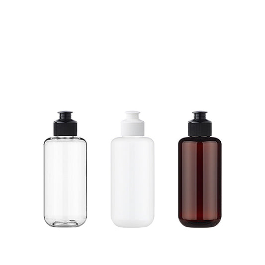 L) ワンタッチキャップボトル(先細) CUR150ml_PET - YOKIプラザ - 化粧品容器