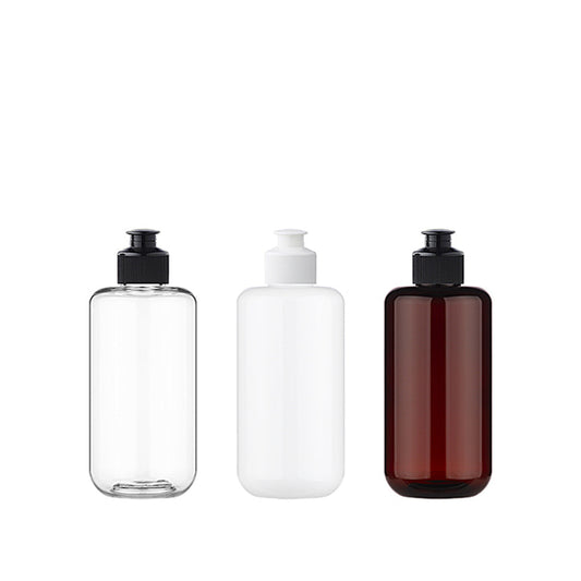 L) ワンタッチキャップボトル(先細) CUR200ml_PET - YOKIプラザ - 化粧品容器