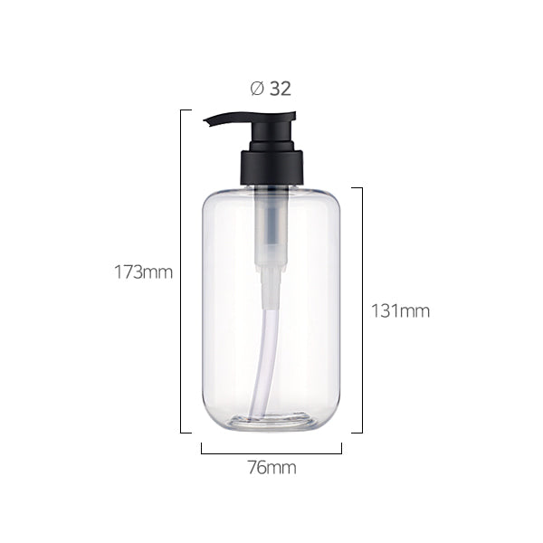 L) 防水ポンプボトル(G2タイプ) CUR500ml_PET